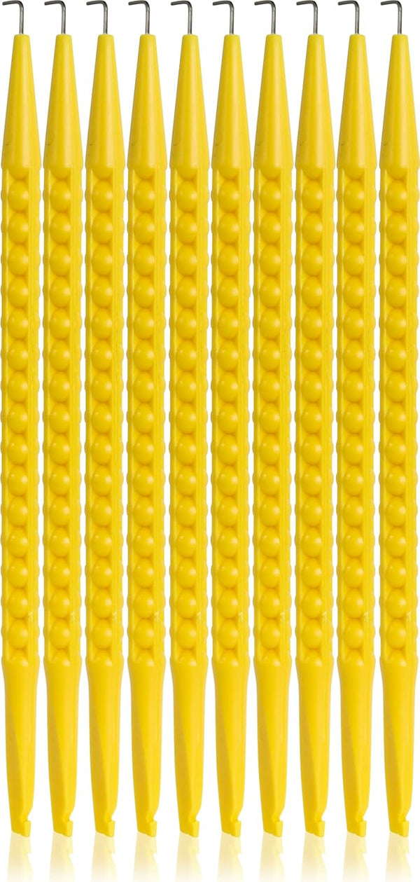 Jonard Tools JIC-22035NT/10 Yellow Probe Pick Spudger with L-Shaped Wire Hook, 7" Length (Pack of 10)