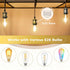 E26 600 6 Packs DiCUNO Vintage Lamp Socket, Edison Pendant Light Socket Replacement, Antique Retro Hanging Lamp Holder