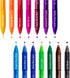 ParKoo Retractable Erasable Gel Pens Clicker - 14 Colors, Fine Point 0.7mm for Writing and Drawing