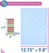Mr. Pen 2 Pack Expanding File Folder, 5 Pocket Accordion Folder with Labels, A4/Letter Size, Waterproof and Tearproof