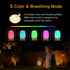 256 Dimmable ELITUN Bedside Baby Night Light, Changing RGB Colors Rechargeable Night Light for Kids, Small Wireless