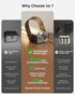 10000mAh 3 Dimmable 3CCT, Motion Sensor Outdoor Light, Rechargeable Battery Operated Outdoor Light with Remote, Modes