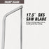 17.5-inch SK5 KATA Meat Bone Saw for Butchering: Hand Saw Butcher Saw for Meat Bone Cutting - Meat Saw for Butchering