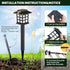 Lights10 Pack 10 GIGALUMI Solar Outdoor LED Solar Lights Outdoor Waterproof, Solar Walkway Lights Maintain Hours
