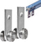 2 Wheel Trolley Assembly Rollers - Two Bearing Trolley Assembly for 1-5/8" Wide Strut Channel