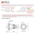 APIELE 22mm Momentary Push Button Switch – 12V Angel Eye LED Waterproof Stainless Steel Round Metal Self-Reset