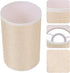 E27 7.87X5.11X5.11In Angoily Cloth Lampshade Narrow Drum Light Cover Beige Linen Lamp Accessory for Home Office Wall
