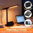 BOKELUNA 2 1 3500-6500K Dimming 5 in LED Desk Lamp - Magnetic Desk Lamp with Phone Holder & USB Charging Port for Home