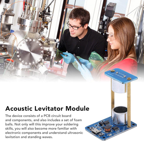 Ultrasonic Suspension Module Acoustic Levitator Standing Controller for Students or DIY Enthusiasts
