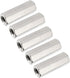 5PCS M6 X 1-Pitch 30mm Length 304 Stainless Steel Metric Hex Coupling Nut