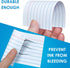 Beieverluck 2000 3x5 Inches PCS Index Cards White Flash Cards with Ring Lined Flashcards Ruled Index Cards Notecards