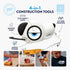 Famm 4-in-1 3+, Handy Spot The Dog Kids Tape Measure with Adjustable Level Eye, Angle Finder & Eraser Ears Montessori