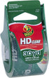 Duck HD Clear Heavy Duty Packing Tape with Dispenser, 1.88 Inch x 30 Yard, 1 Roll