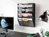 PAG 5 Tier Hanging Wall File Holder, Mesh Office Organizer for Papers/Folders/Files, Black