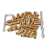 200 Pieces 1/4"-20 Wood Inserts Bolt, Furniture Screw in Nut Threaded Fastener Connector for Wood Furniture