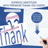 Frelimiu 150 Pack 4x6in Thank You Cards with Envelopes & Stickers Gold Foil Blank Greeting Note Cards Personalizable