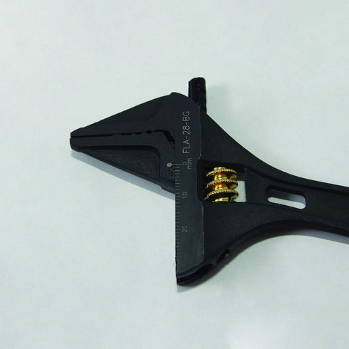 FLA-43-BG, Fujiya Tools, Adjustable wrench, Black & Gold color