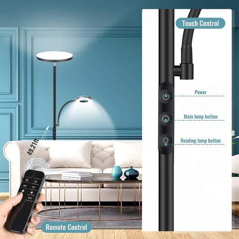 marctronic Remote Controller for E Floor Lamp with Reading Light-Black