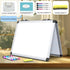 Dry Erase Board, 17x13 Inch Magnetic Whiteboard, A3 Foldable Small White Board with Lines for Office and School
