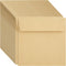Juvale 100-Pack 5.5x5.5 Square Envelopes, Brown Kraft Paper for Greeting Cards & Invitations