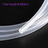 DMiotech 1mm ID 4mm OD Clear Silicone Tube, 6.6 Feet Industrial Tubing for Water Air Pump