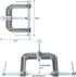 Olympia Tools 3-Way Edging Clamp, 38-192, Black