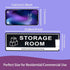 Door Sign,RAMIEYOO Acrylic Authorized Personnel Only Signs for Door,Black and White - 9"x 3" (Storage Room) by RAMIEYOO
