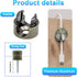 Hpgoxkd 4 Sets Cord Holder for Nightstand,Antique Copper Metal Charger Holders for Cords Organizers for Desk, Office