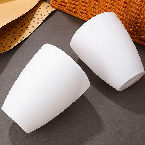 Flat Mouth Plastic Lampshade Replacement for Table and Floor Lamps Durable Clear Plastic Lamp Shade Cover for Home