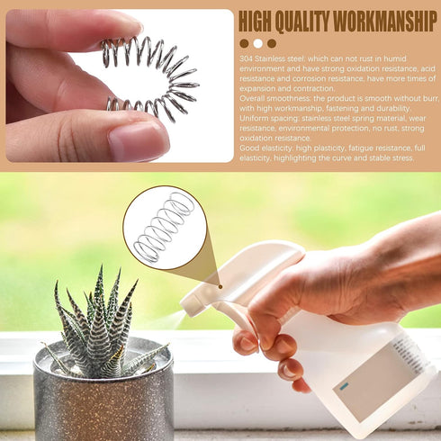 240Pcs Compression Springs Assortment Kit, Mini Stainless Steel Extension Springs for Shop and Home Repairs
