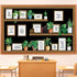 Bookshelf Bulletin Board Set Back to School Plant Motivational Classroom Decoration Reading