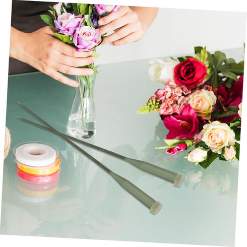 50pcs Toddmomy Flower Nutrition Tubes for Fresh Flowers Water Storage Tubes for Florist Arrangements Lightweight Design