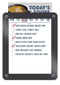 Iceberg 31130 Clarity Glass Custom Print Dry Erase Board, 11.0"x13.5"