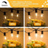27FT 14 G40 Bulbs(1 SUNTHIN Globe Outdoor String Lights, Patio Lights with Shatterproof LED Spare), Waterproof Hanging
