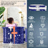 yoakaiax 43.3 Inch Portable Bathtub Portable Bathtub Portable Tub for Adults Collapsible Tub for Adults, Large