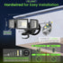 120V, 3CCT 3000K/4000K/6500K Light,ETL,3 40W 4500LM ALUSSO Motion Sensor Outdoor Lights Hardwired(Not Solar),Flood