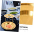 HEALLILY Stainless Steel Seafood Display Tray for Buffet Sashimi Oysters Gold Platter Deep Plates Elegant Food Serving