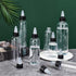 BENECREAT 10PCS 100ml Transparent Plastic Squeeze Bottles with Scale and Black Twist Cap for Liquids