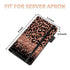 2 9 5 High Volume Server Books, Pink Leopards Glitter Server Book w/ Expandable Pockets x Cute Waitress Book Zipper