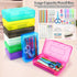 Plastic Translucent Pencil Box, Snap-Tight Lid Pencil Case for School and Office Supplies, 1 Pack, Standard Size