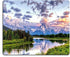 Pingpi Gaming Mouse Pad with Custom Design, Grand Teton Snowy Mountains, 9.5 x 7.9 Inch
