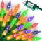 SUPHONOR Christmas Lights 100 Count Mini colorful Lights , Christmas Tree String Lights