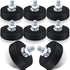 8 Pcs Rubber Coated Magnets, Bolt on Magnets with M4 Male Threaded