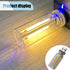 KITUREK USB LED Car Interior Atmosphere Light, Plug-in USB Automotive Ambient Lighting Retro Car Lamps, Mini LED Car