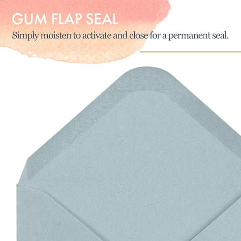 MATICAN 100-Count Mini Envelopes, Paper Business Card Envelopes in 10 Pastel Colors, 4 x 2.7 Inches