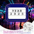 4 Sets 3 2.54 Inch 2 Sets 2 Sets x Bottle Service Sign Replacement Cards with Letters and Numbers, Led Light Vip