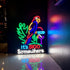 17" 13" 5 LDGJ its o'clock somewhere neon sign Palm tree Custom Handmade Home Beer Bar Pub Recreation Room Lights