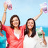 24 Sets Seematn Girls Trip Drink Pouch Bags with Straws, Girls Weekend Getaway Drink Holders Reusable Travel Juice Bag