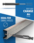 STONE REEF Set 7 Carpenter Pencil with Sharpener & Refills Deep Hole Marker Mechanical Pencil for Wood, Metal & Plastic