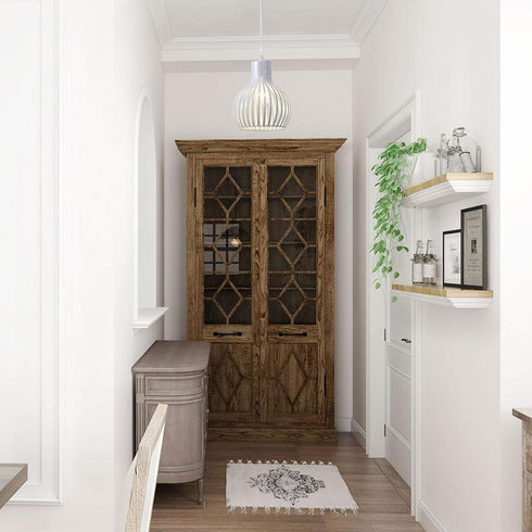 14.27 Industrial Plug in Pendant Lighting Metal Wire Cage Hanging Light Fixture with Ft Hanging Cord and On/Off Switch